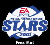 F.A. Premier League Stars 2001 Title Screen